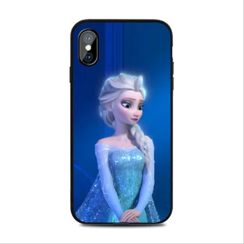 Forze 2 Disney Mobiliojo Elsa Telefono dėklas Silikoninis Telefono dėklas, skirtas IPhone11 iPhone/8/ 8plus Iphone 7/7 Plius Iphone6/6s /6plus
