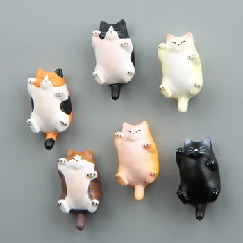 FOURETAW Mielas Japonų Stiliaus Pasaulyje Garsaus Animacinių filmų Katės Vaikai Švietimo Šaldytuvas Magnetai Suvenyrų Lentos, Magnetiniai Lipdukai