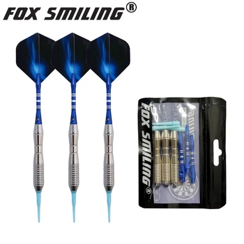 Fox Šypsosi 3PCS 18g Profesinės Elektros Minkštas Patarimas Smiginio, Su Aliuminio Veleno
