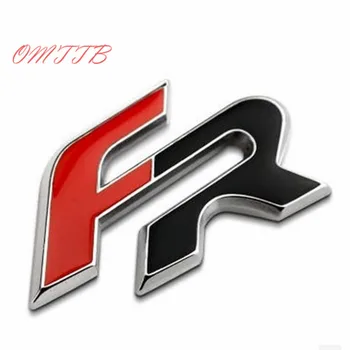 FR laišką logotipas ženklelis Kirsite Automobilių lipdukai Seat Leon 2 FR+ Ibiza Cupra Altea Exeo 