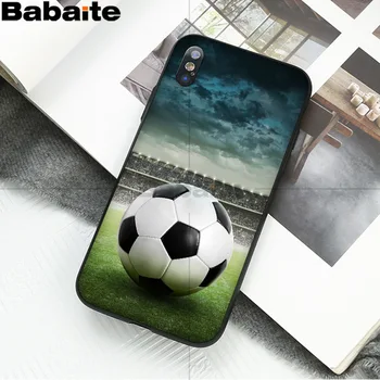 Futbolo Kamuolys ant vandens, ugnis sporto Minkštas Telefono dėklas skirtas iPhone 8 7 6 6S Plus X XS MAX 5 5S SE XR 12 mini 12ProMax