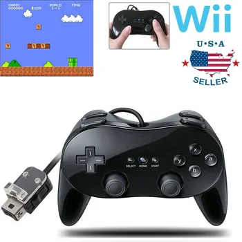 Gamepads Klasikinis Laidinio Žaidimų Valdiklis Žaidimų Nuotolinio Pro Gamepad Šoko Joypad Kreiptuką Nintendo Wii Antros kartos