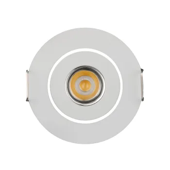 Gamyklos Pritemdomi LED Mini Vietoje Embedded Lubų Downlight 3W Balta Juoda Sidabro Aukso Kabineto Lempos Apima Vairuotojo