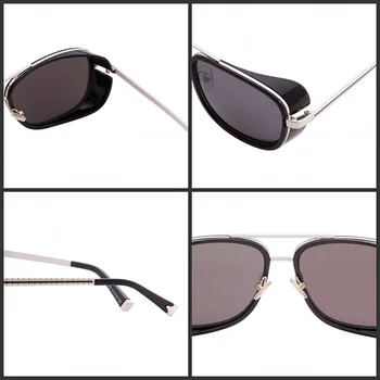 Geležinis Žmogus 3 Matsuda Tony Stark Akiniai nuo saulės 2019 prekės dizaineris vairavimo akinius derliaus pilotas saulės akiniai Oculos masculino De Sol