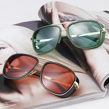 Geležinis Žmogus 3 Matsuda Tony Stark Akiniai nuo saulės 2019 prekės dizaineris vairavimo akinius derliaus pilotas saulės akiniai Oculos masculino De Sol