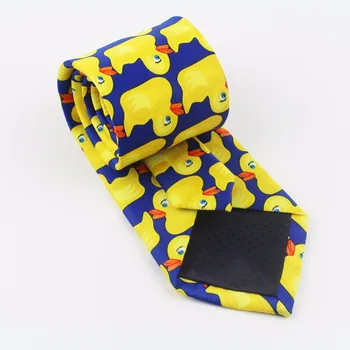 Geltonos Gumos Ančių Kaklaraištis Vyrų Mados Atsitiktinis Išgalvotas Ducky Profesinės Necktie Keturių Dydžio Ryšius