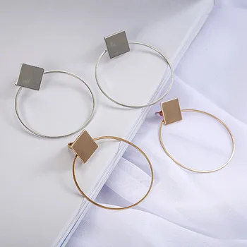 Geometrinis auskarai Moterų Mados auskarai ilgai sutartis Kabinti Tabaluoti Auskarai Lašas Earing šiuolaikinės jewelary