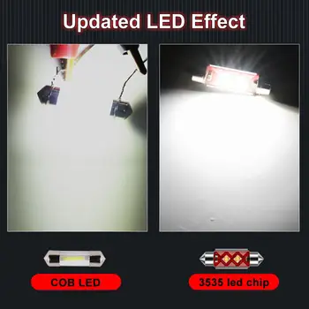 Girlianda SPT LED Lemputes, 31mm 36mm 39mm 41mm C5W C10W Super Šviesus Automobilių Dome Lemputė Canbus Nėra Klaidos Auto Interjero Skaitymo Lempos