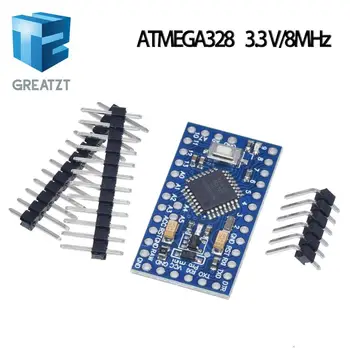 GREATZT ATMEGA328P Mini Pro 328 Mini ATMEGA328/ ATMEGA168PA-AS 5V/16MHz ATMEGA328 3.3 V, 8MHz, dėl minėto sprendimo Arduino
