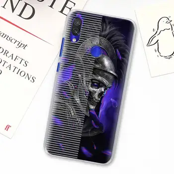 Grim Reaper Kaukolės Skeletas Telefono Dėklai Xiaomi Redmi Pastaba 8T 9S 5 6 7 8 Pro 
