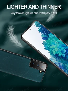 GRMA Originalus Prabangus Odinis Galinį Dangtelį Samsung Galaxy S21 S30 S20 Plus Ultra atsparus smūgiams gaubtas, skirtas 
