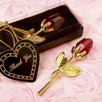 Grožio ir Žvėrys Crystal Rose Black Box Vyno Raudona Rožė, Apdailos Valentino Meilužis Jubiliejaus Dovanos, LED Rose Lempos