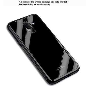 Grūdintas Stiklas Case For Samsung Galaxy A6 A8 Plius 2018 A8 A9 Star Lite Hard KOMPIUTERĮ Samsung Note 8 9 A6S A7 A9 2018 Telefono Dangtelį