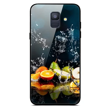 Grūdintas Stiklas Case for Samsung Galaxy A8 A6 Plius 2018 Atvejais, Apsauginis Telefono dėklai Samsung A8 A730F A530F Dangtis Bamperis 8