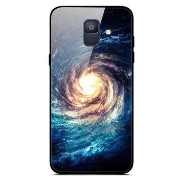 Grūdintas Stiklas Case for Samsung Galaxy A8 A6 Plius 2018 Atvejais, Apsauginis Telefono dėklai Samsung A8 A730F A530F Dangtis Bamperis 8