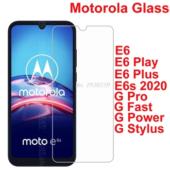 Grūdintas Stiklas Motorola Moto e6s E6 Žaisti Plius Apsauginę Plėvelę Ant Moto G Greitai Power Pro Stylus Screen Protector Ekrano Plėvelė