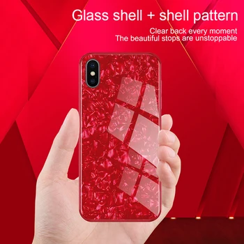 Grūdintas Stiklas Myli Shell Telefono dėklas 