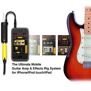 Guitar Rig Nuorodą Garso Sąsajos Kabelis AMP Stiprintuvas Poveikis Pedalo Adapterio Imtuvo Sistema Konverteris, skirtas 