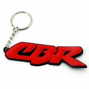 Gumos Motociklų Žiedo Key Chain kietas keychain 3D Minkštas Honda CBR 600 RR CBR 1000 RR 900 919 954