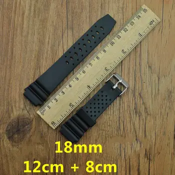 Gumos Watchband16mm/18mm/20mm/22mm Laikrodžiai Pakeisti Elektroninis Laikrodis Juosta Sporto Laikrodžių Dirželiai LL@17