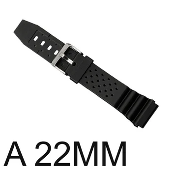 Gumos Watchband16mm/18mm/20mm/22mm Laikrodžiai Pakeisti Elektroninis Laikrodis Juosta Sporto Laikrodžių Dirželiai LL@17
