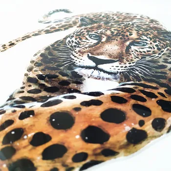 Gyvūnų Gatvės Piktogramą Moterims, Vyrams, Drabužiai 249mm Leopard Geležies Perdavimo Spausdinimo Lopai Drabužius T-Shirt Pleistras 