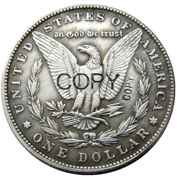 HB(56)JAV Valkata 1921 Morgan Doleris Sidabro Padengtą Kopijuoti Monetas