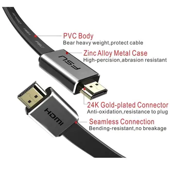 HDMI 2.0 4K 60Hz Splitter Cable Switch HDCP 2.2 HDMI į HDMI sony HDMI Monitorius PC, PS3 4 Projektorius HD TV 3m 5m 10m, 15m