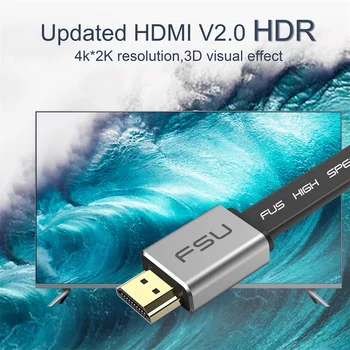HDMI 2.0 4K 60Hz Splitter Cable Switch HDCP 2.2 HDMI į HDMI sony HDMI Monitorius PC, PS3 4 Projektorius HD TV 3m 5m 10m, 15m