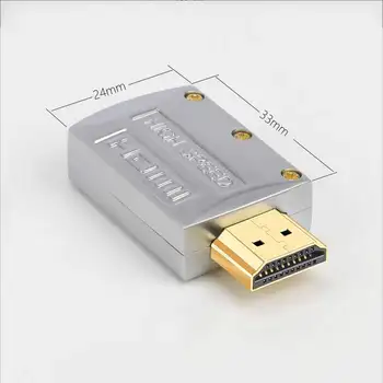 HDMI 2.0 Jungtis Pulg HDMI High Speed Kabelis Aukso spalvos Jungtis 