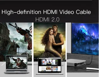 HDMI KABELIS HDMI 2.0, 1.4 (