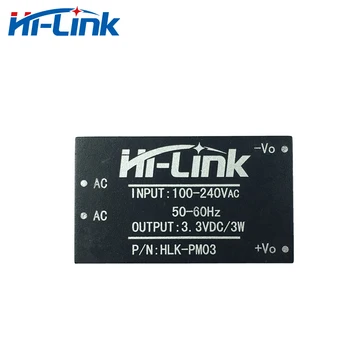 Hi-Link Gamyklos pradinė Kaina 220V į 3W 3.3 V, 1A AC DC Maitinimo Modulis Pritaikytas