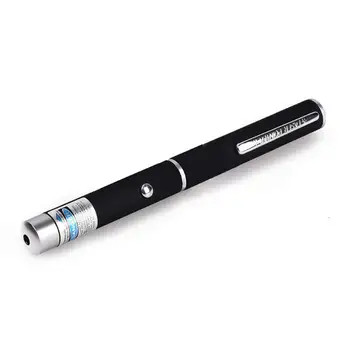 HiMISS Mėlyna Rodykle LED Rašiklį, Žibintuvėlį Artimosios Šviesos 405nm 5MW Profesinės Didelės Galios Vedėjas Žibintuvėlis