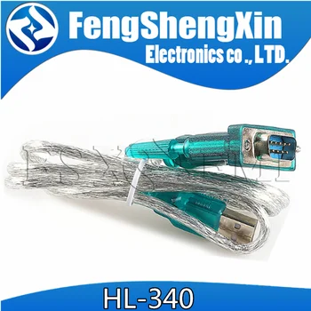 HL-340 USB į RS232 (COM Port Serijos PDA 9 Pin DB9 Kabelio Adapteris Paramos Windows7-64