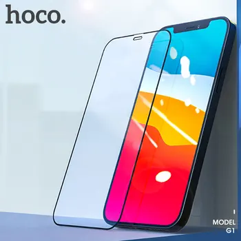 HOCO Stiklo Apple iPhone 12 mini 12 pro HD Grūdintas Stiklas Kino Screen Protector 3D Pilną Apsauginį Dangtelį iphone 12 ProMax