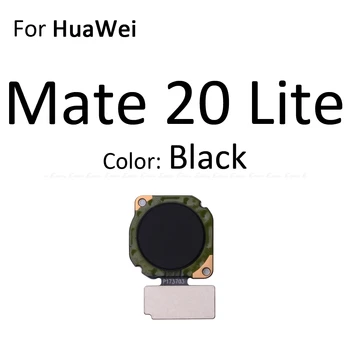 Home Mygtuką Touch ID pirštų Atspaudų Jutiklio Jungtis Meniu Mygtuką Flex Kabelis Juostelę HuaWei Mate 20 Lite X 20X P Smart Plus 2019