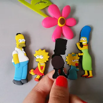 Homer Simpson animacinių filmų kūrybos šaldytuvas magnetas ankstyvojo ugdymo dekoratyvinis šaldytuvas Lipdukas namų dekoro