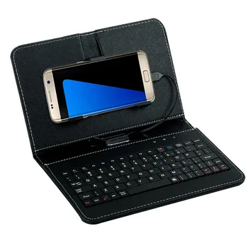 Hot-sale Tablet Case Cover Klaviatūra Bendrojo Laidinė Klaviatūra Flip Dėklas Atveju Andriod Mobiliojo Telefono 4.2