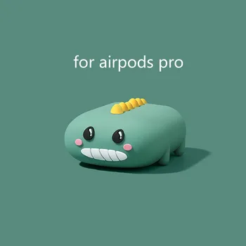 INS Mielas 3D Shiba Inu Šuo Silikono Ausinių Atvejais AirPods Pro 