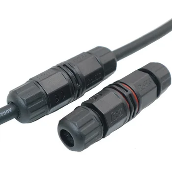 IP68 elektros kabelis atsparus vandeniui jungtis 2 Pin, 3 Pin 4 Pin 5 Pin Terminalo Adapteris Laido Jungties Varžtas Pin LED Šviesos jungtis