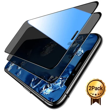 IPhone 12 11 Xs Max Pro X XR Screen Protector [Privatumo Apsaugos] [Karinės Klasės Grūdinto] Anti-Scratch Grūdintas Stiklas