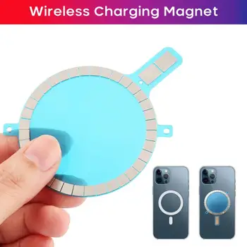 IPhone 12 Pro Max Belaidžio Įkrovimo Magnetas 1pc Mobiliojo Telefono Atveju Stiprus Magnetinis Magsafing Atgal 12 Mini 11 Xs Xr 8 2020