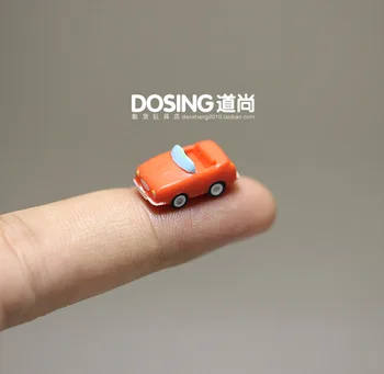 Itin Mažas Mini Versija Mažas Raudonas Automobilis Automobilio Modelį Miniatiūrinės Scenos Puošyba, figūrėlių, Žaislai Vaikams, Vaikams, Lėlės Namų Dekoro