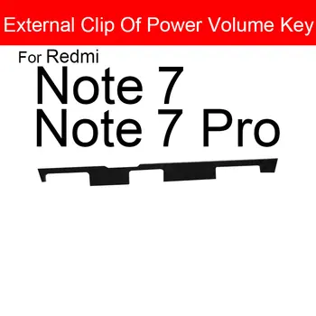 Išorės Įrašą Galios Apimtis Pusėje Mygtuką Xiaomi Redmi Raudonųjų Ryžių 7 Pastaba Note7 Pro On/off Power&Tomas Perjungti Klaviatūros Dalys