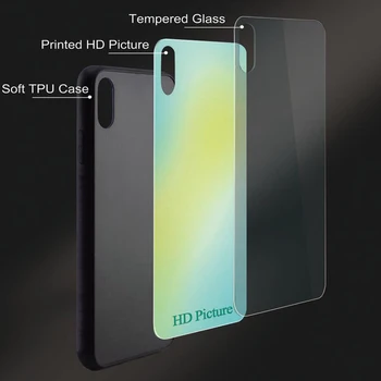 Išpuolis Titan Anime Stiklo Telefoną Atveju Huawei Honor 10 Lite Padengti Mate 20 Lite Garbę 9 10 Lite 7A P10 P20 30 PRO P Smart