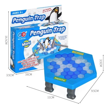 Išskleidžiamajame Laivo Išsaugoti Pingvinas Vaikai Dėlionė Pertraukos Ledo Blokas Plaktukas Spąstus Šalies Žaislas Puikus Sporto Žaislai Vaikams Naudotis