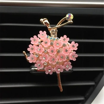 J. ARBATA Gėlių serija Baleto Girlt Oro Gaiviklis Automobilių Stilius Kietųjų Kvepalų Gražus Automobilis Oro Angos Kvepalai įrašus Mergaitėms dovanų