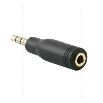 Jack 3.5 mm, 3 Polių Vyrų ir 4 Polių 3.5 mm Female Stereo AUX Audio Jungtis Extender Ausinių Adapteris