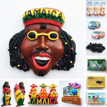 Jamaikos Turizmo Suvenyrai, šaldytuvas magnetai, Magnetinio Šaldytuvas Lipdukai karšta mergina butelio atidarytuvas 3d Stereo namų puošybos Amatus