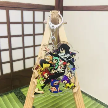 Japonija, Anime, Mano Herojus Akademinės Bendruomenės Keychain Animacinių Filmų Skaičius Boku No Herojus Akademinės Bendruomenės Akrilo Nepriklausomo Paketų Prižiūrėtojų Raktinę Key Chain Cosplay Priedai